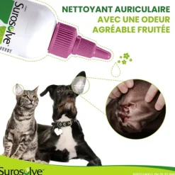 Surosolve nettoyant auriculaire Chien et Chat