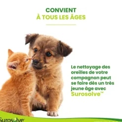Surosolve nettoyant auriculaire Chien et Chat