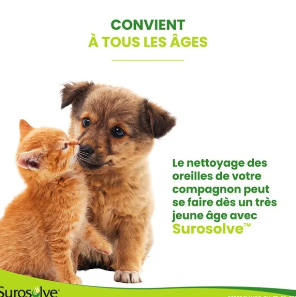 Surosolve nettoyant auriculaire Chien et Chat