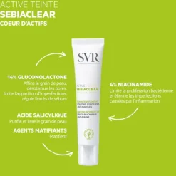 SVR Sebiaclear Active Teinté soin intensif 40 ml