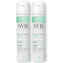 SVR Spirial Déodorant spray compressé efficacité 48 h