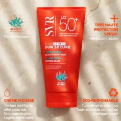SVR Sun Secure Blur Teinté Crème solaire mousse SPF 50+
