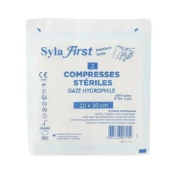Syla First Compresses de gaze stériles