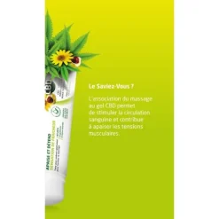 Syntholkiné Gel de massage CBD