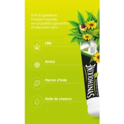 Syntholkiné Gel de massage CBD