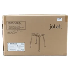 Tabouret de douche à poignées