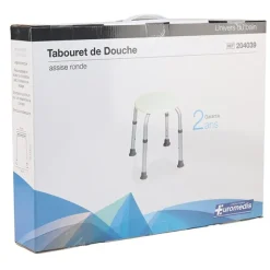 Tabouret de douche rond
