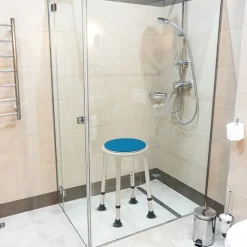 Tabouret de douche rotatif
