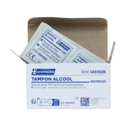 Tampon alcool 70% en sachet individuel