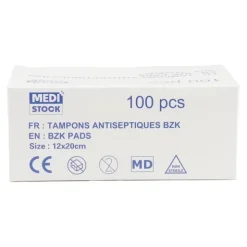 Tampons antiseptiques Bzk Medistock
