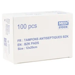 Tampons antiseptiques Bzk Medistock