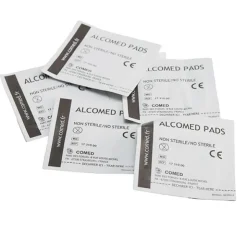 Tampons imprégnés d'alcool 70 %
