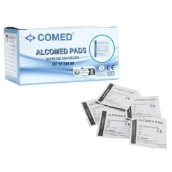 Tampons imprégnés d'alcool 70 %
