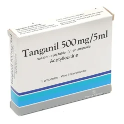 Tanganil 500 mg/5 ml ampoules injectables