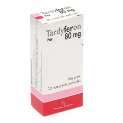 Tardyferon 80 mg comprimé Fer