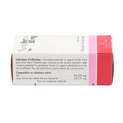 Tardyferon 80 mg comprimé Fer