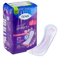 Tena Discreet Night Serviettes de nuit Normal 5 gouttes