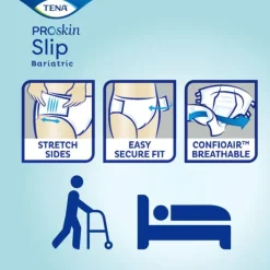 Tena Slip Proskin Bariatric Changes complets Super 7 gouttes