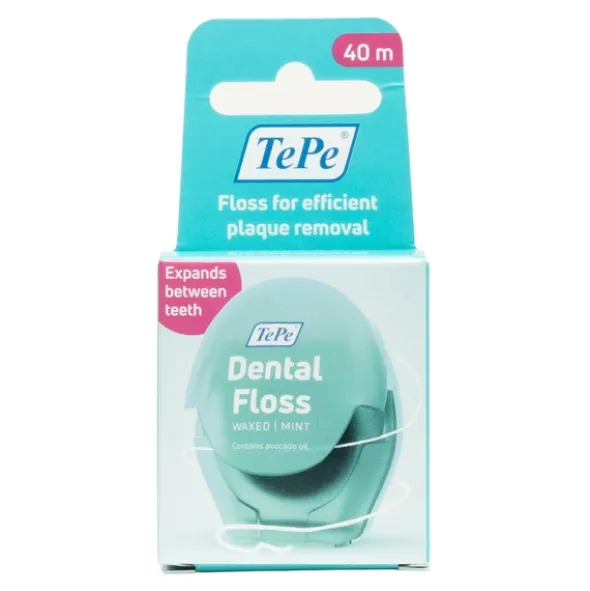 TePe Dental Floss Fil dentaire ciré 40 m