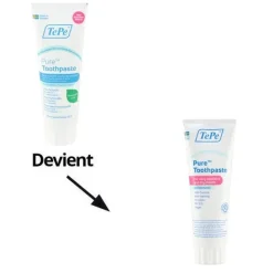TePe Dentifrice Pure non aromatisé sans mousse