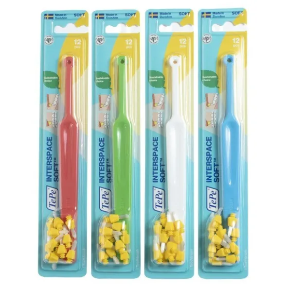 TePe Interspace souple brosse à dents mono touffe 12 têtes