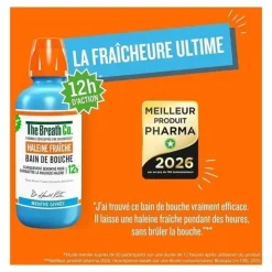 The Breath Co bain de bouche haleine fraiche menthe givrée