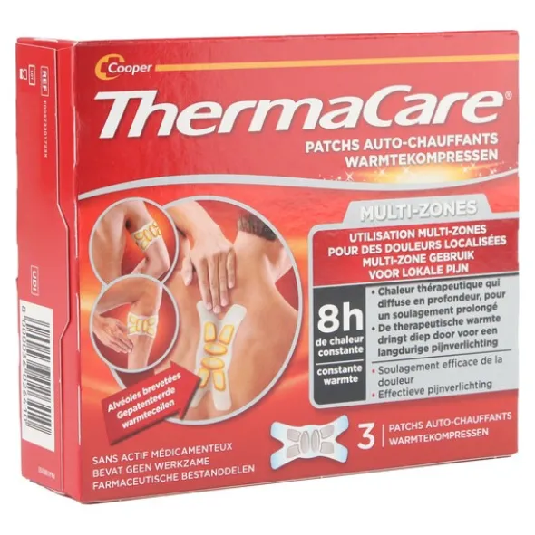 Thermacare Patch auto-chauffant multi-zones