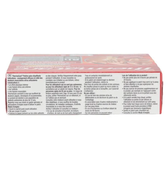 Thermacare Patch auto-chauffant multi-zones