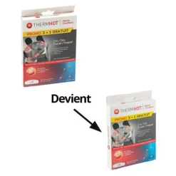 Thermhot Patchs chauffants cou dos épaule poignet