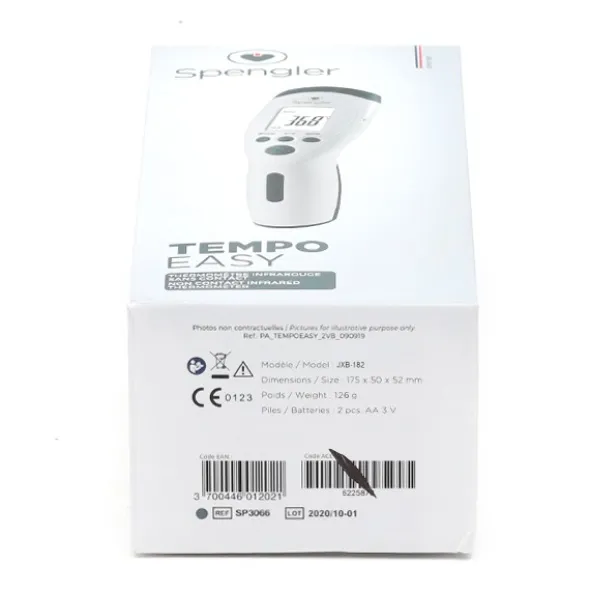 Thermomètre sans contact infrarouge Tempo Easy Spengler
