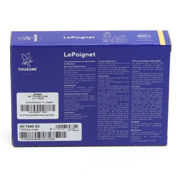 Thuasne Le Poignet orthèse poignet ambidextre noir