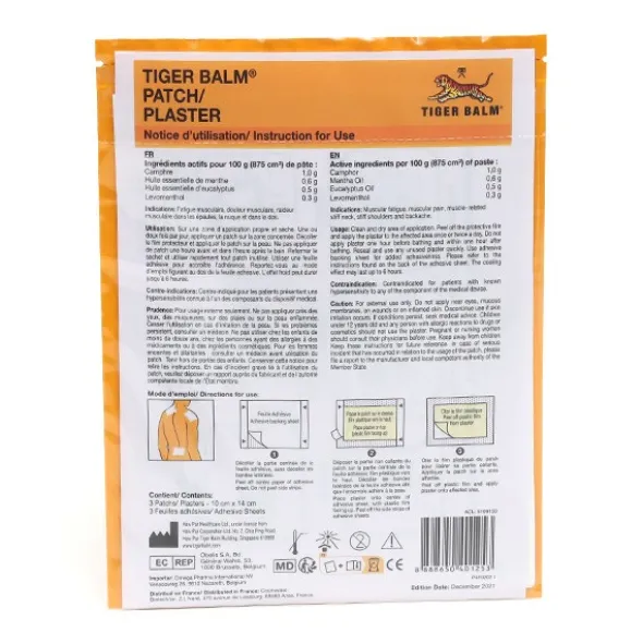 Tiger Balm anti-douleurs patchs