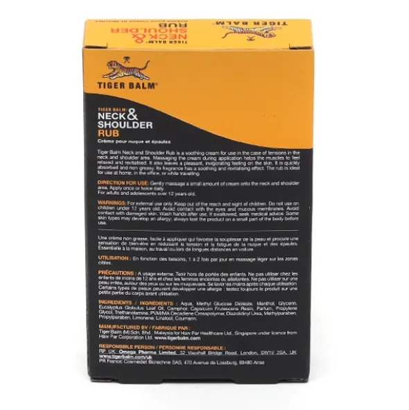 Tiger Balm crème nuque et épaules
