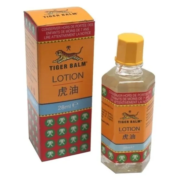 Tiger Balm lotion massage