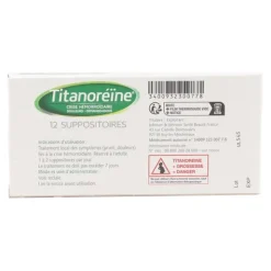 Titanoréine suppositoire Hémorroïdes