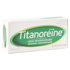 Titanoréine suppositoire Hémorroïdes