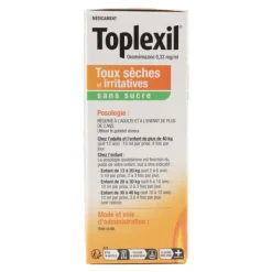Toplexil sans sucre sirop