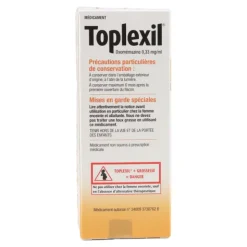 Toplexil sans sucre sirop
