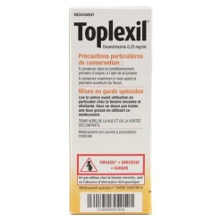 Toplexil sirop toux seche