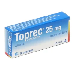 Toprec 25 mg comprimé kétoprofène
