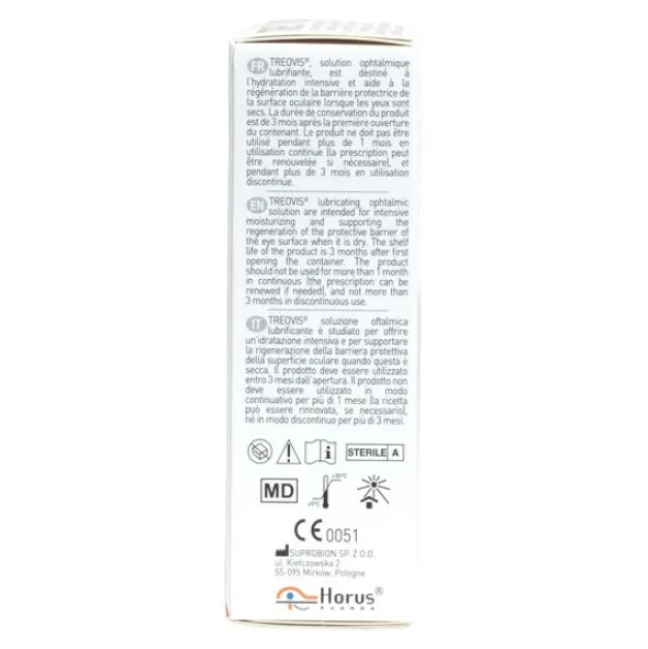 Treovis Solution ophtalmique lubrifiante