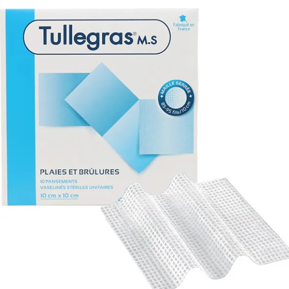 Tulle gras MS pansement interface