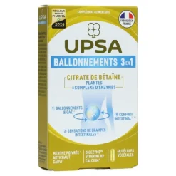 UPSA Ballonnements 3 en 1 gélules