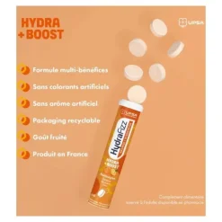 UPSA HydraFizz Hydra + Boost comprimés effervescents