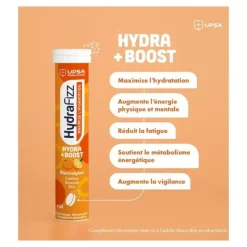 UPSA HydraFizz Hydra + Boost comprimés effervescents