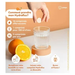 UPSA HydraFizz Hydra + Boost comprimés effervescents
