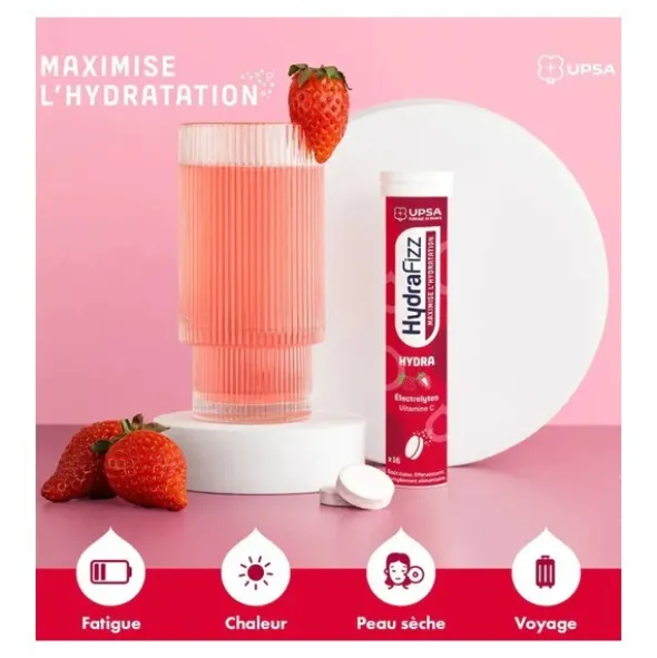 UPSA Hydrafizz Hydra comprimés effervescents