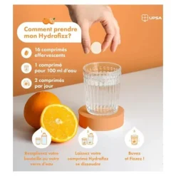 UPSA HydraFizz Hydra + Sport comprimés effervescents