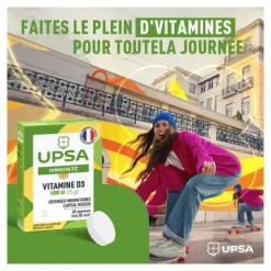 UPSA Immunité Vitamine D3 1000 UI comprimés