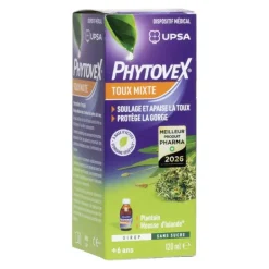 UPSA Phytovex Sirop Toux mixte sans sucre